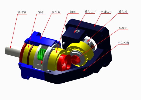  精密减速机ABR180重型行星减速蜗轮齿轮机械专用减速设备