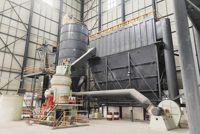 LM mill in marble powder production line