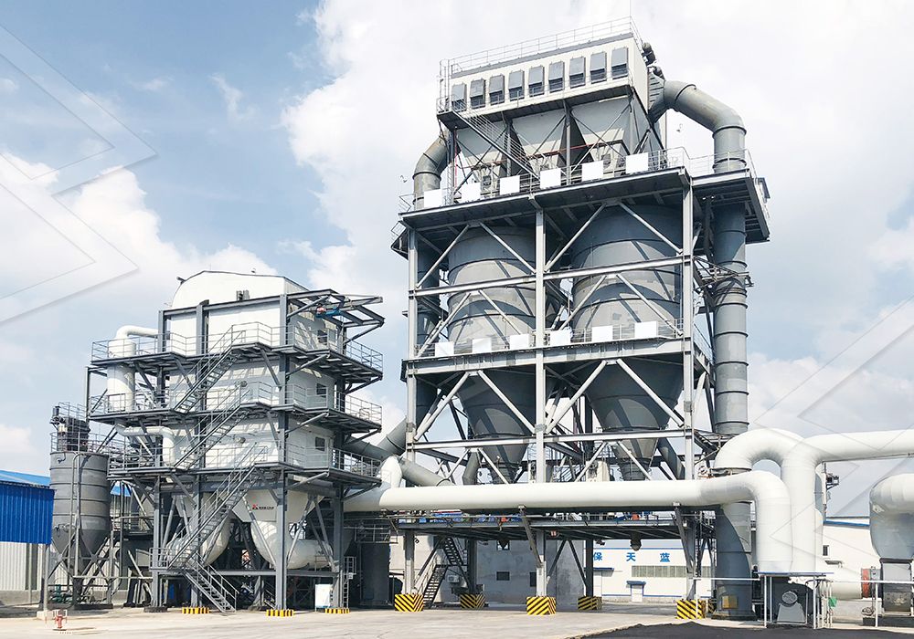 LM vertical roller mill in workshop