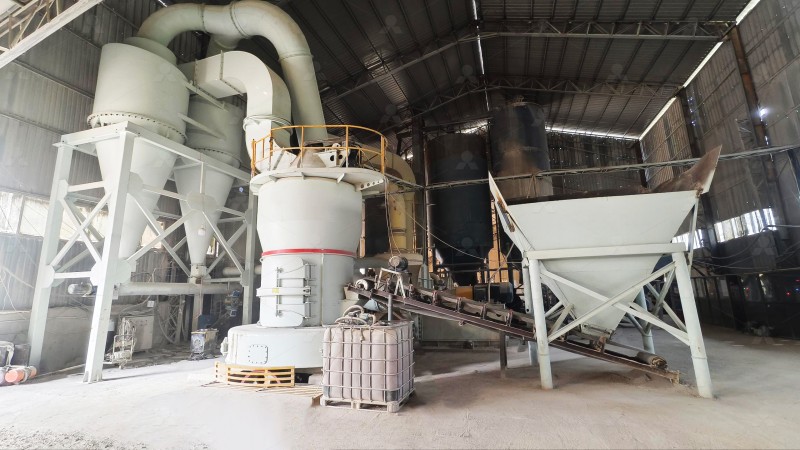 Limestone grinding production line layout